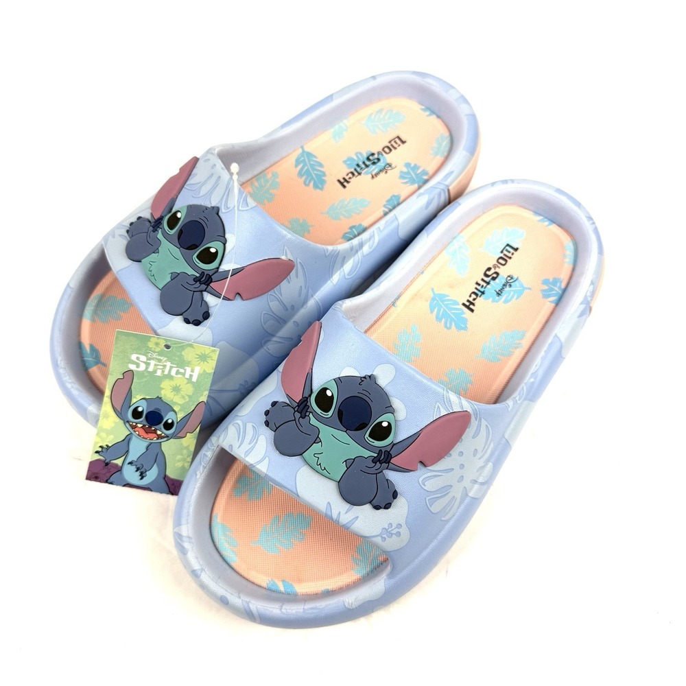 Ground Up Lilo & Stitch Slides 9 Womens Slip On Shoes Brand New With Tags - Picture 2 of 9